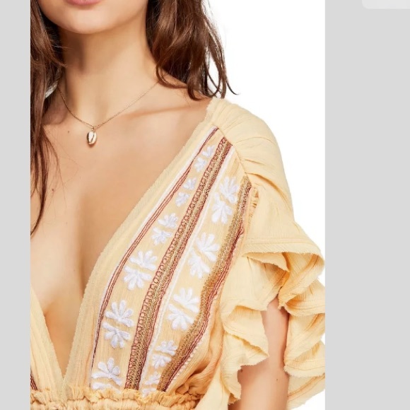 NWT Free People Garbanzo Will Wait maxi dress Boho - Picture 3 of 13